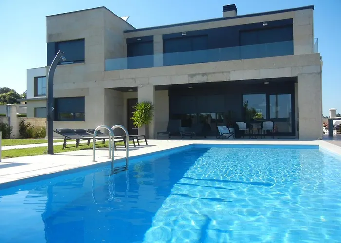 De Diseno Moderno En Casa de Férias Sanxenxo