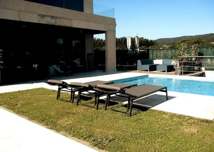 De Diseno Moderno En Casa de Férias Sanxenxo